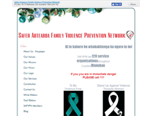 Tablet Screenshot of beviolencefree.com